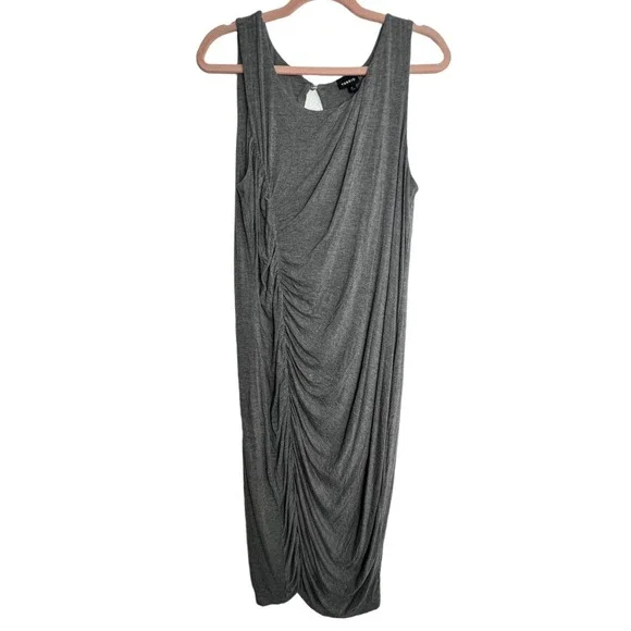 Torrid Gathered Waist Bodycon MIDI Jersey Dress 2x - Picture 3 of 11